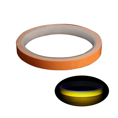 kobeIeen Fishing Rod Tape Self Adhesive Glow Stickers Fluorescent Tape Fishing Tool Warning Stickers Waterproof Tape