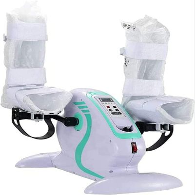 Pedal Exerciser Electric Pedal Mini Rehabilitation Maine Under Desk Exercise Bike Pedal Exerciser, Electric Pedal Exerciser for Leg/Arm Cycle Foot Pedal Exercise Maine (A) Mini Exercise Bike Stepp