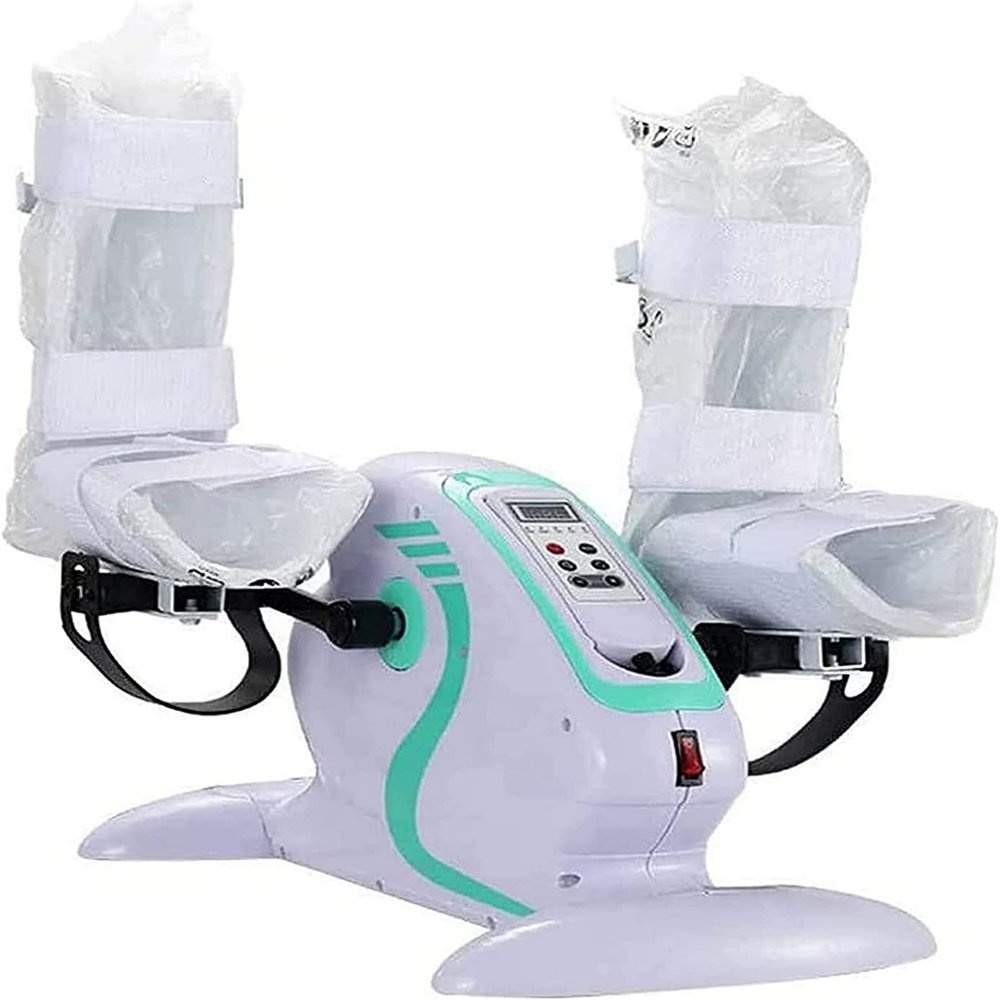 Pedal Exerciser Electric Pedal Mini Rehabilitation Maine Under Desk Exercise Bike Pedal Exerciser, Electric Pedal Exerciser for Leg/Arm Cycle Foot Pedal Exercise Maine (A) Mini Exercise Bike Stepp