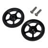 2PCS Easy Wheels Hollow Design Easy Wheels With M6 Bolt For Brompton Folding Bike(silver) view 4