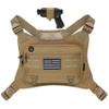Sports Chest Pack for Men Front Chest Bag Fits Most Pistols Chest Pouch Harness for Running, Hiking, Workouts (Coyote Brown) view 1
