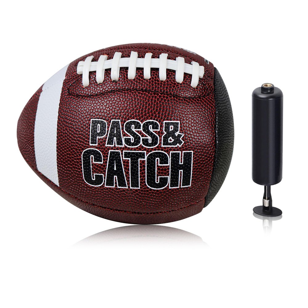 Lemondo PassCatch Youth Size(Ages 5-14), Training Football, Solo Training Equipment, Enhance Passing Catching Skills(with Pump)