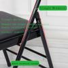 Eqvexd Iyengar Yoga Chair Foldable Backless Chair for Yoga Practice-Metal Yoga Assist Chair for Deepening Yoga Practice,Normal,Black view 4