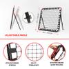 Soccer Rebounder - Football Training Gifts, Aids & Equipment for Kids & Teens | Portable Kick-Back Rebound Net, Skills Trainer for Team Exercises & Solo Practice view 4