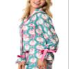 Argeousgor Women 2 Piece Christmas Pajamas Set Bow Tie Long Sleeve Button Shirts Ruffle Pants Cute Pjs Sets Sleepwear S view 4