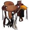 BNB International Handmade Wade Tree A Fork Roping Ranch Work Premium Western Saddles for Horses Leather Equestrian Trail Horse Saddles Tack Size: 10"-18" inches Seat, Available MO348 (10) view 1