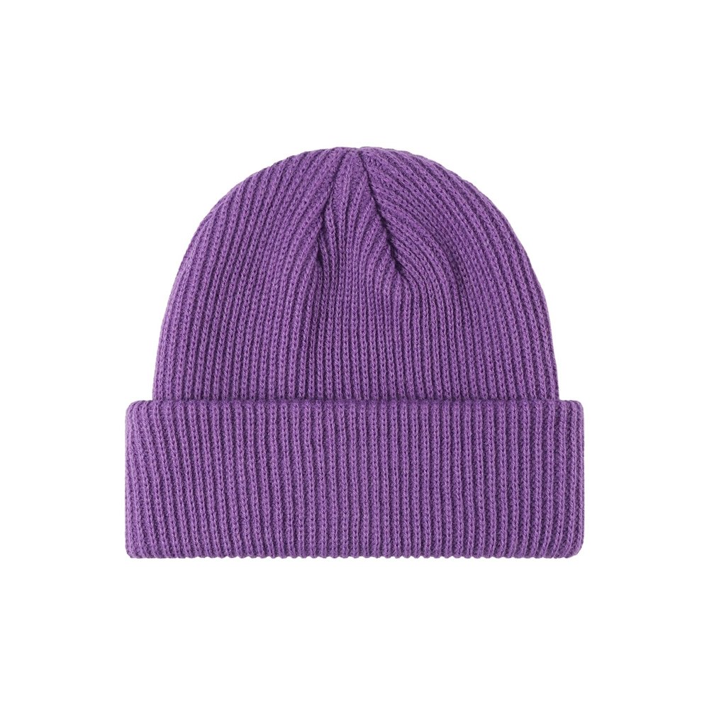 2THESTARS Warm Beanie for Men Women Fleece Lined Thick Winter Skull Cap Unisex Knit Cuffed Cap - Purple