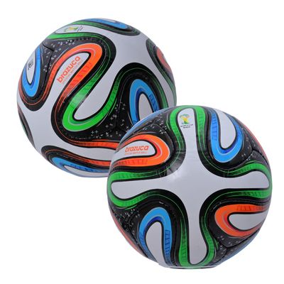 Size 5 Soccer Ball Training Football Durable PU Leather Match & Practice Ball Indoor Outdoor Play OII-06 (2)