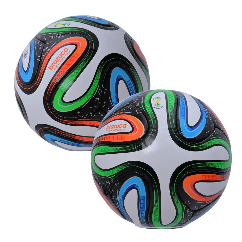 Size 5 Soccer Ball Training Football Durable PU Leather Match & Practice Ball Indoor Outdoor Play OII-06 (2)
