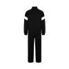 Zipper Sweatsuits Women 2 Piece Outfit Color Block Matching Set Crop Long Sleeve Jackets Straight Leg Workout Pants Clothing Set for Women Knit Romper Black Large view 4