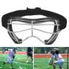 Lacrosse Goggle with Silicone, Ergonomic Designed Frame Field of Ferroalloy Anti Slip Texture for Womens Lacrosse with Hockey Goggle view 4