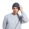 2THESTARS Warm Beanie for Men Women Fleece Lined Thick Winter Skull Cap Unisex Knit Cuffed Cap - Soft White view 3