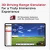 Voice Caddie SC4 PRO Golf Launch Monitor & 3D Driving Range Simulator for Indoor and Outdoor Use | Portable Golf Swing Analyzer & Tracker with Built-in Screen | No Fees view 3