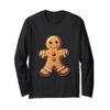 Gingerbread Man Christmas Cookie Baking Holiday Tee Long Sleeve T-Shirt view 1