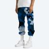 Camo Pants for Men Casual Camouflage Print Cargo Pants Stretch Elastic Waist Tapered Climbing Trousers with Pockets(Camouflage, S) view 3