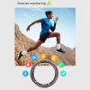 Zopsc Smart Rings for Men & Women, Diamond Decorated Ti Steel Shell Health Rings with Exercise Tracking, Steps Counter, Rotatable Fitness Tracker for Swimming, Running view 3