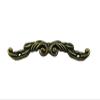 DLAHPJPT 20 Pieces Antique Brass Furniture Handle Cabinet Knob Jewelry Box Handle Knob Drawer Pull / 65x11mm view 1
