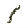 DLAHPJPT 20 Pieces Antique Brass Furniture Handle Cabinet Knob Jewelry Box Handle Knob Drawer Pull / 65x11mm view 2