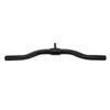 Gronk Fitness Aluminum Revolving Curl Bar Attachment for Functional Trainer Cable Machine | Black view 1