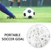 GOTOTOP 11 Aside Football Net Soccer Goal Net Replacement 24 X 8ft, Soccer Net White Soccer Training Net for Field Nets ((11-a-Side 7.5m*2.5m) view 3