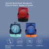 Basketball Bag, Soccer Backpack, Volleyball Football Backpack with Shoe Ball Compartment, Large Ball Shoe Storage Breathable Sports Gym Bag for Outdoor (Size 4 Ball view 3
