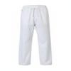 Daedo Taekwondo Training Pants - White Taekwondo Pants, 100% Ribbed Polyester for Flexibility view 1