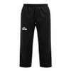 Daedo Taekwondo Training Pants - Black Taekwondo Pants, 100% Ribbed Polyester for Flexibility view 1