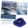 WOONEKY Canoe Motor Cover Uv Water Resistant Protective Cover for Kayak Engines Easy to Install Drawstring Straps for Outdoor Storage Against Sun Rain view 3