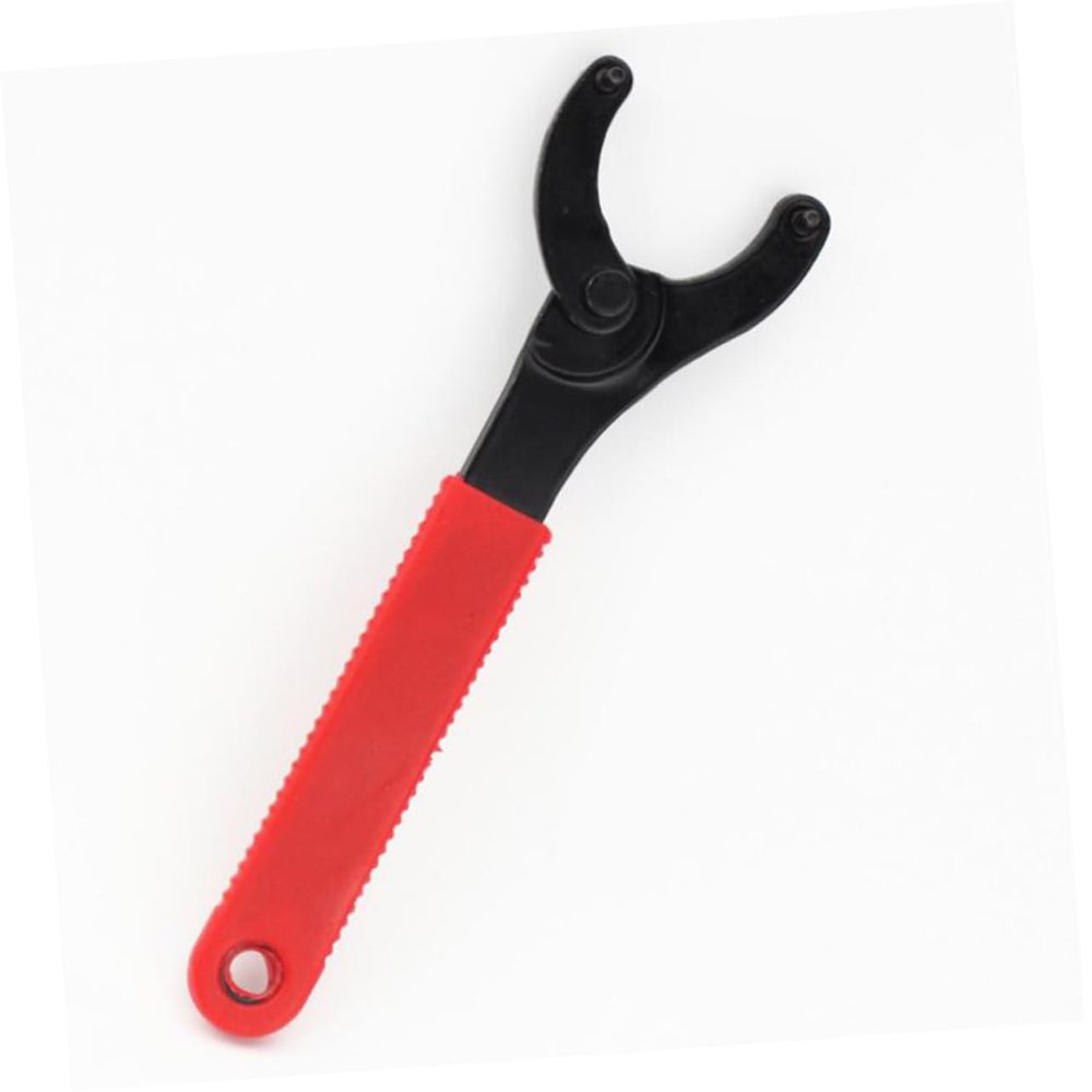 MUCKLILY Bike Tool Central Shaft Bowl Wrench Flywheel Wrench for Chain Lock Ring Freewheel Crank Easy Install Disassemble Mountain Bike Use Iron Plastic