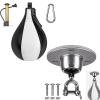 BeneLabel Boxing Speed Bag Kit & Swivel - Premium Leather Speed Bag with 360 Stainless Steel Swivel, Carabiner, and Inflator - Ideal for Boxing, MMA, Muay Thai Training view 1