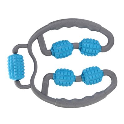 COOLHIYA Efficient Leg Muscle Relaxer Rolling Massager Body Roller for Muscle Relax Massage Foam Roller (Black)