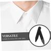 CONGARTENO 2pairs Collar Stays for Men Bend-resistant Break-resistant for Formal Wear Business Meetings Special Events Fit for Various Collar Angles view 3