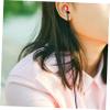 Outanaya 4pcs Silicone Earphone Lanyard Magnetic Connection Lost Neck Strap for Earplugs Lightweight and Portable Design Black for Everyday Use view 2