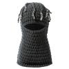 Gvatasz Knitted Balaclava Full Face Cover Ski Neck Gaiter Winter Balaclava Warm Knit Beanie Shiesty Full Face Mask,Grey view 1