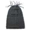 Gvatasz Knitted Balaclava Full Face Cover Ski Neck Gaiter Winter Balaclava Warm Knit Beanie Shiesty Full Face Mask,Grey view 4