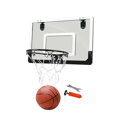NAMOARLY 1pc Mini Door Hanging Basketball Board Suspension Design Easy to Install Backboard for Home Office Use for Indoor Black