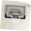 NAMOARLY 1pc Mini Door Hanging Basketball Board Suspension Design Easy to Install Backboard for Home Office Use for Indoor Black view 4