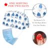 2 Pieces Scrub Caps Women Ponytail Scrub Cap Nurse Scrub Cap for Home Hats Gloves Multicoloured view 2