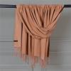 Colorful Flowers Cotton Pashmina Women Wrap Shawl Tassels Scarves Soft Winter Thick Tassel Warm Wrap Shawl (A, A) view 3