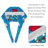 2 Pieces Scrub Caps Women Dental Scrub Caps Surgeon Caps for Home Glove Gift Ball Christmas Multicoloured view 4