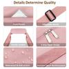 Expandable Travel Duffle Bag, Waterproof Weekender Overnight Bags for Women Men Hospital Bag for Women Labor Delivery Carry on Bag with Toiletry Bag for Travel Gym Airplanes(Pink, Large) view 4