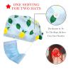 2 Pieces Scrub Caps Women Men's Scrub Cap Nursing Scrub Caps for The Surgeon Lemon Pattern view 2