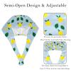 2 Pieces Scrub Caps Women Men's Scrub Cap Nursing Scrub Caps for The Surgeon Lemon Pattern view 3