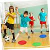 Outanaya 5pcs Flat Cones Carpet Dots Soccer Training Marker Football Field Rug Sports Equipment Training Tools view 3