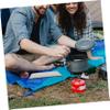 BCOATH Portable Camping Table Top Folding Grill Table for Outdoor Picnics and Hiking Lightweight and Material for and Storage view 2