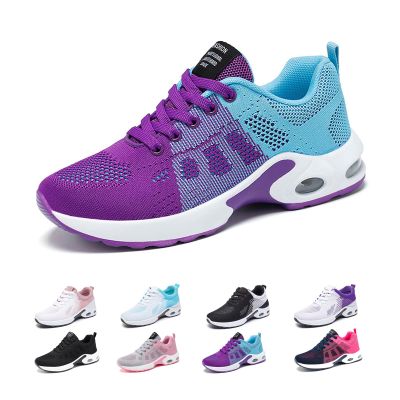 Women Orthopedic Stylish Walking Shoes Air Running Shoes Non Slip Walking Mesh Air Cushion Shoes (H, Adult, Women, 8.5, Numeric, US Footwear Size System, Wide)