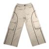 Girls Pants for 6-16 Years Girl's Joggers Trousers Kids Pant with Pockets Wide Leg Pants (US, Age, 16 Years, Khaki) view 1