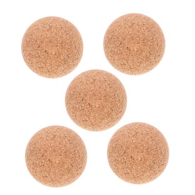 ORFOFE 5pcs Foosball Accessory Wood Foosball Balls Football Table Parts Cork Balls for and Comfortable