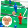 ORFOFE 5pcs Foosball Accessory Wood Foosball Balls Football Table Parts Cork Balls for and Comfortable view 2