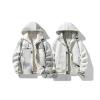 XUNRYAN Winter Coats Mens Sherpa Fleece Jackets Outdoor Zip Up Trucker Coat Warm Parka Anorak Cargo Jacket Multi Pockets view 3